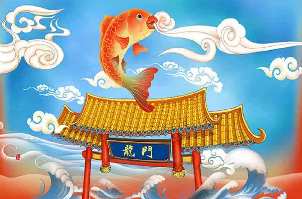 Truyền thuyết cá Chép hóa rồng: Không trầy da tróc vẩy sao có thể vượt vũ môn - Minh Xuân Koi Farm