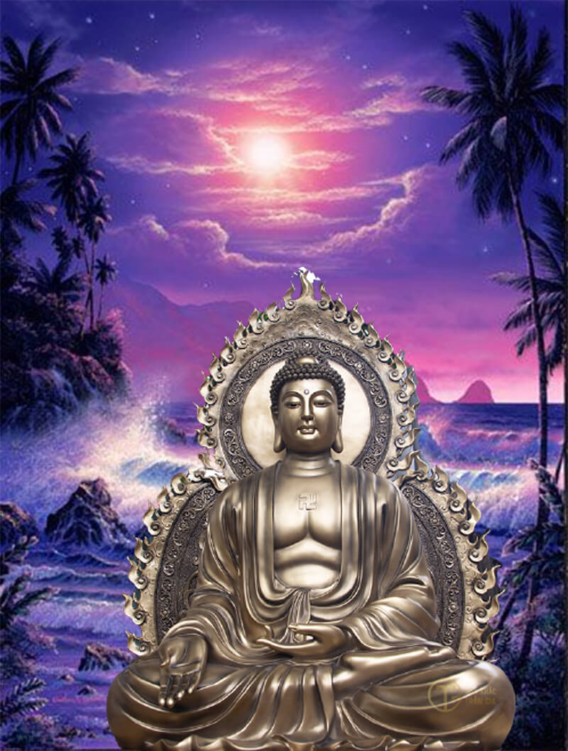 Ảnh nền Phật A Di Đà đẹp