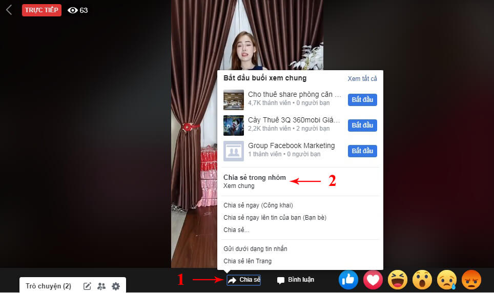 Hướng dẫn cách tăng mắt livestream Facebook hoàn toàn miễn phí